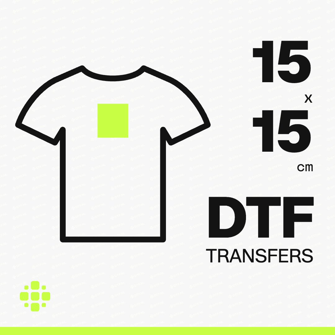 DTF-textiel transfer | 15x15cm