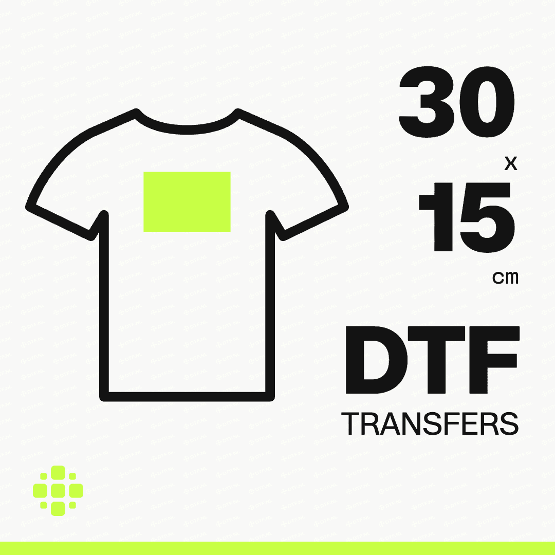 DTF-textiel transfer | 30x15cm