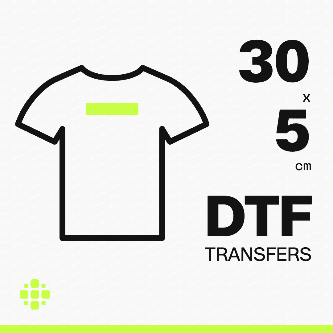 DTF-textiel transfers | 30x5cm